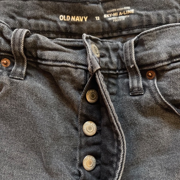 High Waisted Jean Shorts - Picture 2 of 2